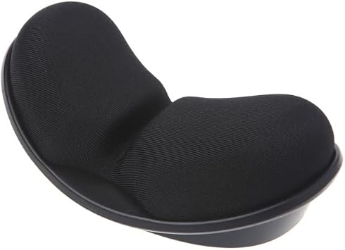 Upgraded Ergonomic Mouse Wrist Rest Pad - Enhanced Support for Carpal Tunnel & Wrist Pain Prevention, Memory Foam with Anti-Skid Base, Comfortable for Office Computer Laptop Black