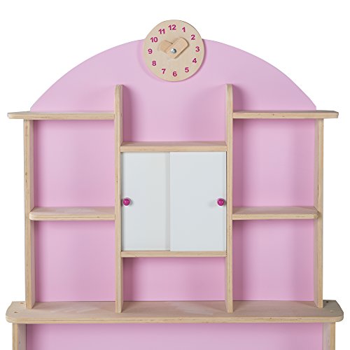 roba Kaufladen, Kinder Kaufmannsladen inkl. über 100 Teile Kaufladenzubehör und elektronischer Kasse, Verkaufsstand Holz… – Bild 6