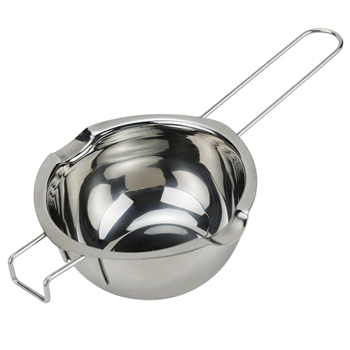 Comparison: Best Pot For Making Candy EIKS Boiler Pot Melting Bowl with SUS304 Stainless Steel for Melting Chocolate Candy Cheese Butter and Candle Wax Making, Capacity 400ML/13oz