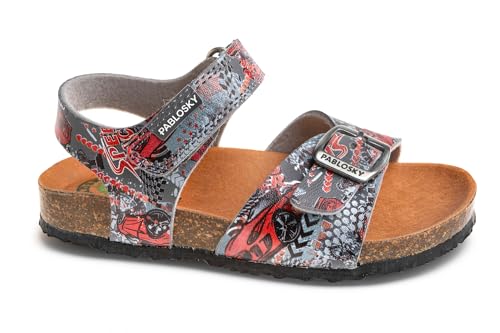 Sandale Pablosky Garçon Bio 516952 en cuir marron taille 28