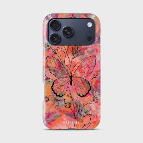 Image of Peeperly Radiant Soar Crystal Case Compatible with iPhone 17 Pro, iPhone 17 Pro Back Cover Case- PC + Silicone