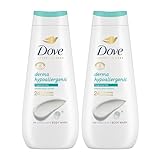 Dove Advanced Care Sulphate Free Body Wash for Women Made with Skin-Natural Nourishers and Micromoisture Provides 24 Hours Renewing Lotion-Soft Softer Skin, 400ml Pack of 2