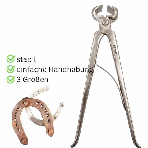 AMKA Hufschneidezange mit Feder 12 14 oder 15 Edelstahl