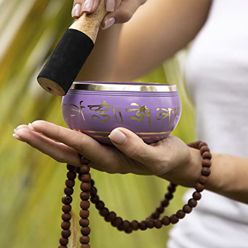 Telsha BS-1659 Purple Singing Bowl Set thumb #4