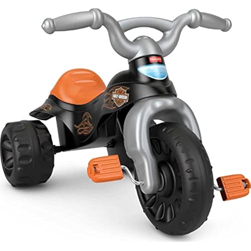 Fisher-Price Toddler Tricycle Harley-Davidson Tough Trike, Toy Bike with Handlebar Grips & Storage for Outdoor Play Kids Ages 2+ Years (Amazon Exclusive)