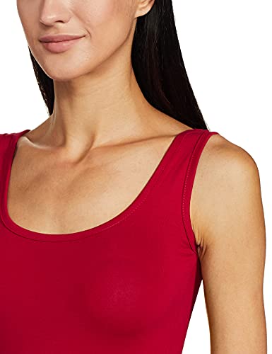 Image of Longies Women's Sleeveless Camisole (LWSLTPO2V001 Skin & Maroon05 XL)
