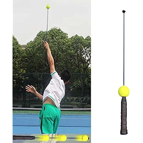 BMDHA Tennis Serve Trainer, Tennis Swing Trainer, Forehand And Backhand Swing Trainer, Teaching Aid Cover