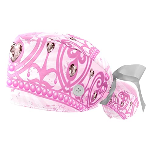 Chapeaux de travail respirants JDEZ lot de 2 casquettes bouffantes unisexes