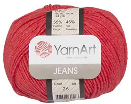 Image of YarnArt Cotton Blend Amigurumi Yarn - Cotton Acrylic Blend Yarn for Knitting & Crochet, Soft & Durable Yarn for Amigurumi, Baby Items and Garments