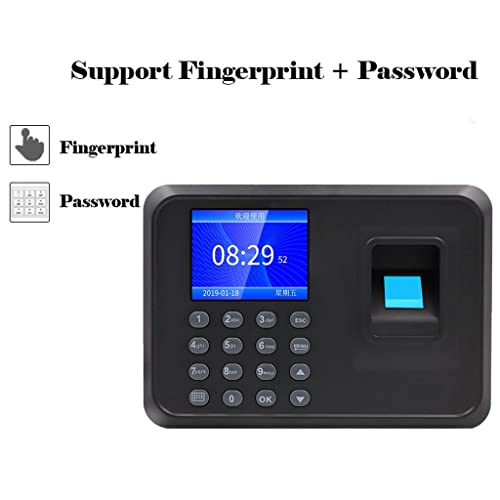 Gravador Biométrico de Impressão Digital de Comparecimento, Registro de Reconhecimento de Funcionári