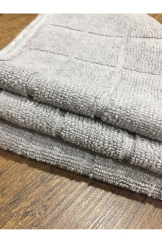 Mikrofiber Yer Bezi, Gri, 2 ‘Li, 50X50,596
