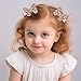 New Glitter Gold Bows Hair Clip For Girls, Baby Girl Toddler Clips, Hair Accessories.(FJ98) (Gold butterfly)