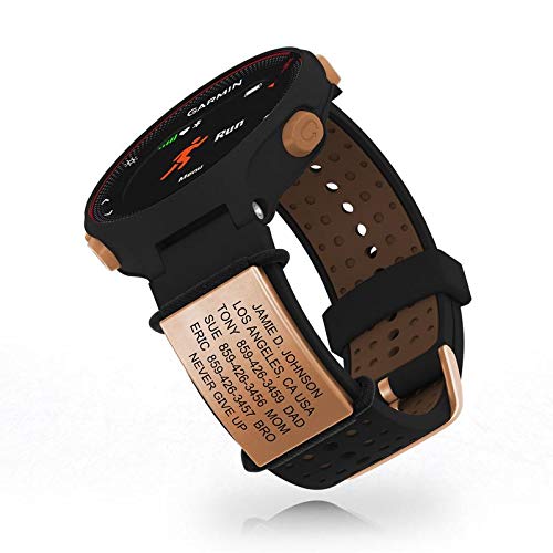 Road Id Official Sidekick Medical Id Tags For Kids And Adults - Compatible With Fitbit, Garmin, And Fitness Watch - Customized Id Wrist Bracelet Tags For Sport Watch And Wrist Bands For Athletes #TOP4