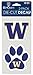 NCAA Washington Huskies 4"x4" Die-Cut Decal Set