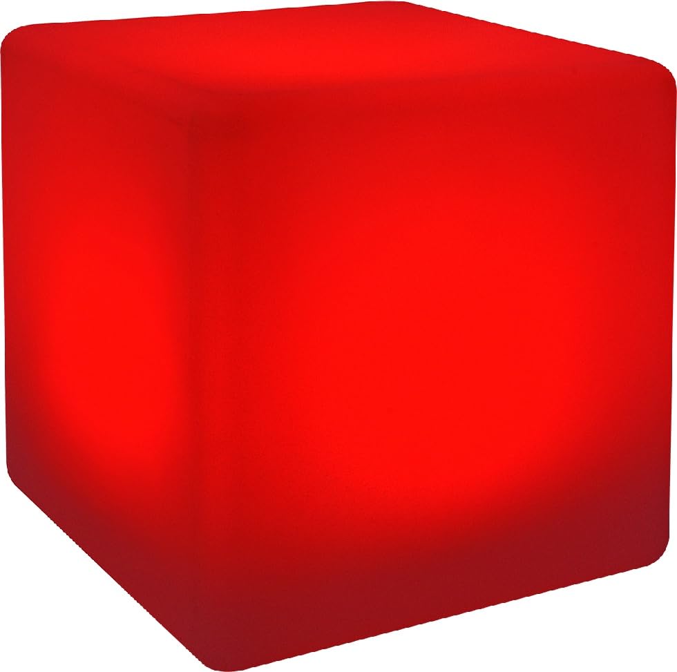 MeLiTec Solarlampe Bodenbeleuchtung Garten Balkon Terrasse Solar-Leuchte Farbwechsel 8h Leuchtdauer Akku Kunststoff Würfel