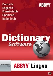 ABBYY Lingvo x3 Multilingual Set Deutsch-Englisch-Französisch-Spanisch ...