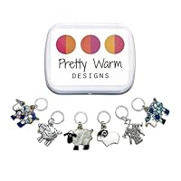 Algopix Similar Product 3 - Sheep Stitch Markers for Knitting with