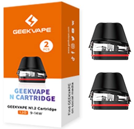 Geekvape N Pod pJ[gbW p|bh for Aegis Nano/Aegis Nano2(AN2) M[NxCv Gk 2 (xCvohZbg) (1.2)