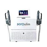 Muscle Firming Body Sculpt Machine,Portable Body Contouring Machine for Reduce Fat, Abdomen Buttock Upper arm Thigh Muscle Strengthen (2Handle, White)