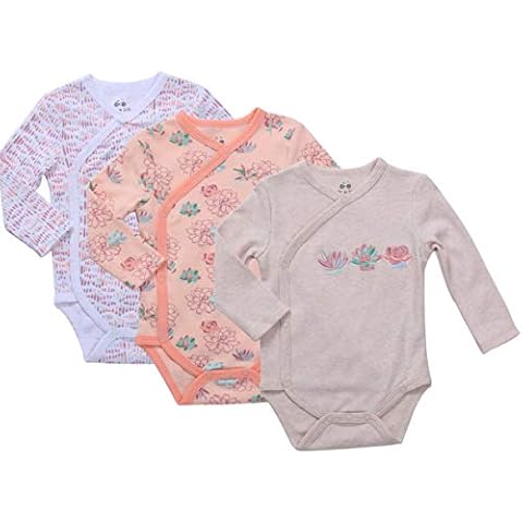 Asher and Olivia Newborn Clothes Baby Kimono Side Snap Girl Long Sleeve Bodysuit Nb Cover