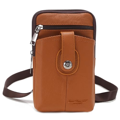 Hwtcjx Étui de Ceinture Pochette Téléphone Holster, Grande Pochette Smartphone, Sacoche Ceinture Homme Portable, Sac Bandoulière Homme, Multi-usages Taille...
