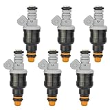 Vphix 6pcs Fuel Injectors for 1994-1996 Mazda B2300 B3000 98-01 B2500 1986-1991 Ford Aerostar Bronco Lincoln Mercury 1986 Oldsmobile Calais 2.0L 2.5L 3.0L 3.8L 5.0L