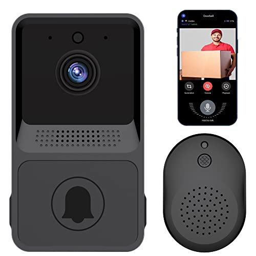 SENCKIT Wireless Doorbell Camera with Chime: WiFi Video Doorbell Camera