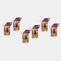 Appendiabiti Adesivi Da Parete Banksy - 6 Pezzi In Acrilico, Design Moderno - Foto 7