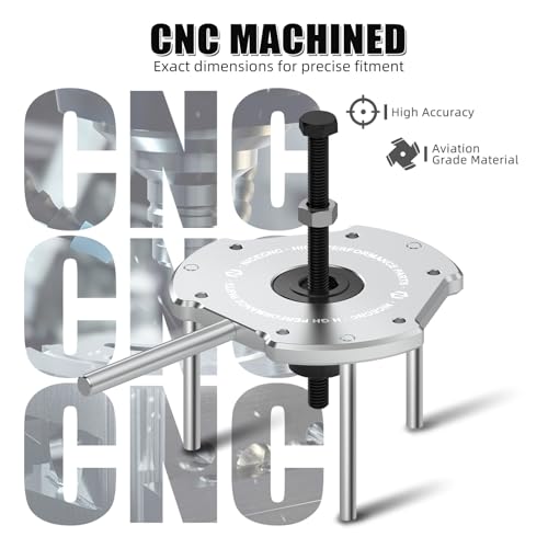 Image of NICECNC Silver Clutch Removal Tool Kit Drive Clutch Separator Puller Set Compatible with Can Am Maverick X3 2017-2022, Maverick X3 R 4x4 Turbo DPS 2018-2019