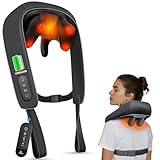 CuPiLo Shiatsu Neck Massager with Heat - [2025 Upgraded] FSA Eligible HSA, Cordless Neck Massager...