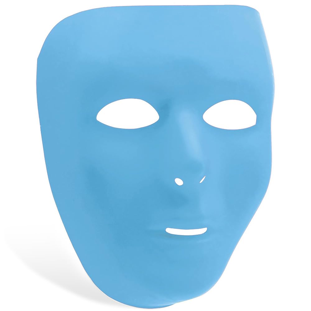 Amscan 397286.87 Face Mask Accessories items, 6 1/4" x 7 3/4", Light Blue