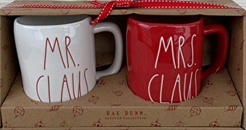 Rae Dunn Mr And Mrs Claus Christmas 2022 Mug Buy Rae Dunn By Magenta Christmas Mr. And Mrs. Claus Coffee Mugs Set Of 2  Online At Low Prices In India - Amazon.in