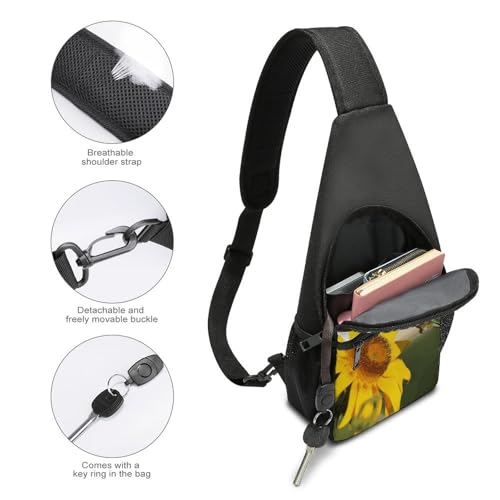 Bolso cruzado casual unisex para senderismo y viaje miniatura 4