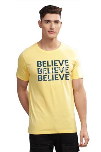 Image of ADRO Tshirt for Men | Printed T Shirt for Men | 100% Cotton Regular Fit T-Shirt |Printed T Shirt