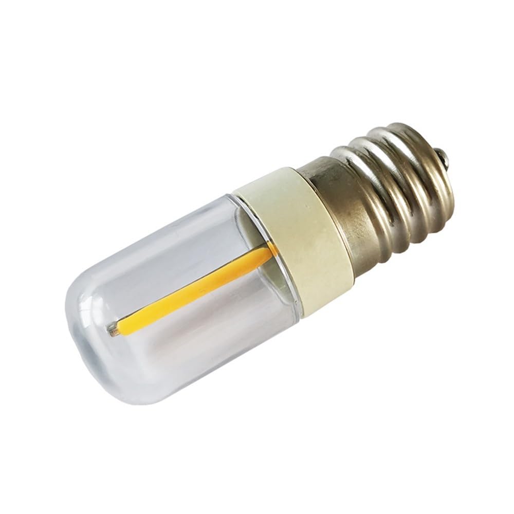 fengyan Casa bombillas, Paquete de 50 bombillas de filamento LED AC220V T18 E17 1W/2W/3W bombilla T22 de repuesto Familiar Lámpara(4000K Neutral,3W E17 220V)