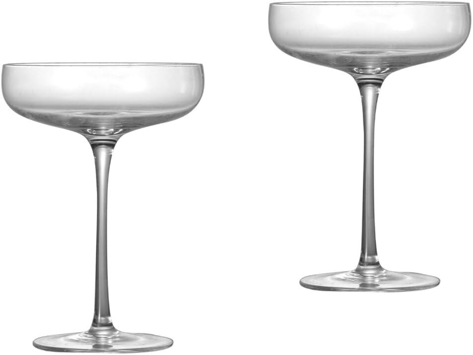 UPKOCH 2pcs Elegant Crystal Glass Goblet for Red Wine Stylish Cocktail Cups for Bar and Home Use Unique Design for Parties Drinkware Option
