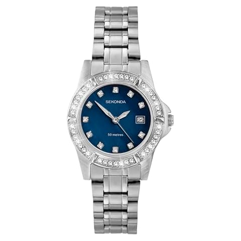 Sekonda Women's Quartz Watch with Stainless Steel Strap Cover