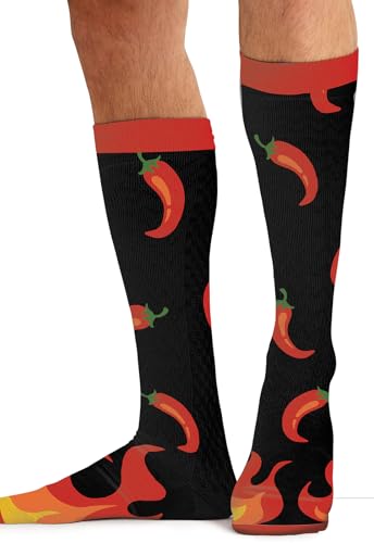 Image of Cherokee Compression Socks 10-15 mmHg Knee High 1 Pair Pack