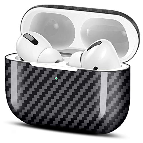 Bstpro Genuine Carbon Fiber Case for Airpods Pro 2019 (Front LED Visible), Ultra