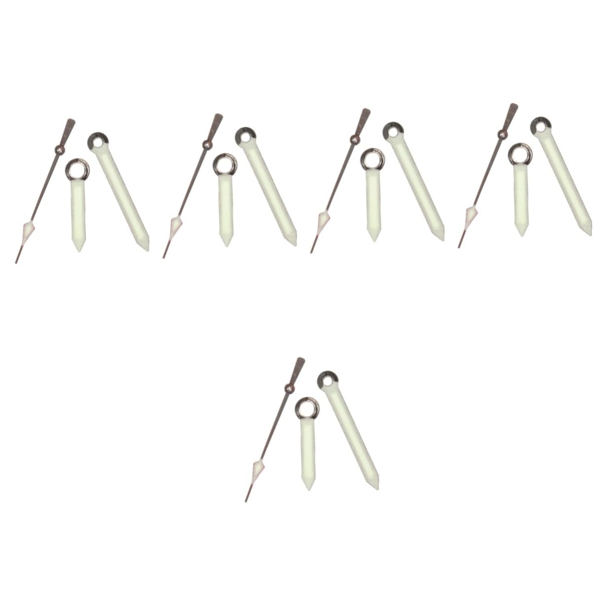 Aiguilles de montre lumineuses NUOBESTY pour lire l'heure dans le noir facilement