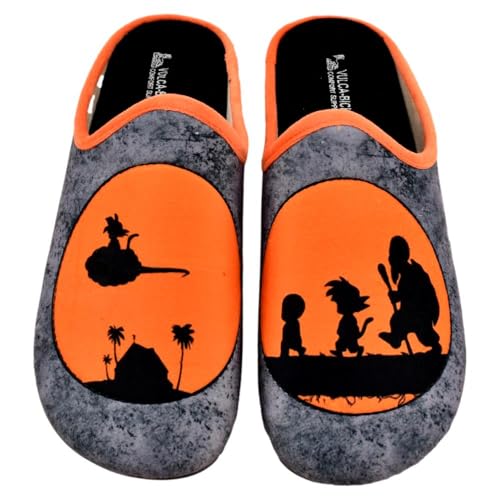 VULCA-BICHA S.L. - Zapatillas de casa con Motivo Anime. Cómodas