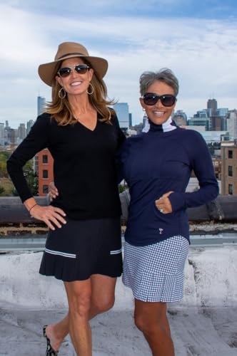 GOLFTINI Solid Performance Side Pleat Skort4