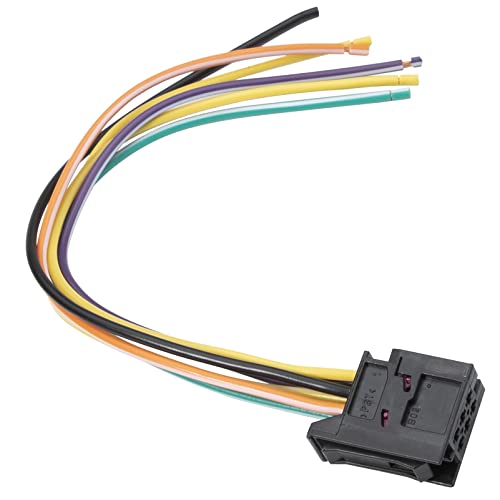 FanPaYY Kit de réparation de faisceau de feu arrière, 21cm prise de connecteur de faisceau à 6 broches compatible avec A1 Q3 6Q0937702