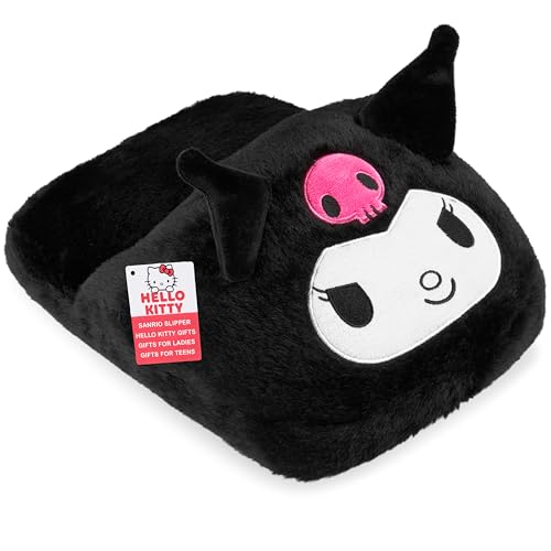 Get Trend Hello Kitty Sanrio Kuromi Chauffe Pieds Femme Adultes, Chausson Polaire Non Électrique Antidérapant, Chaufferette Pied Douce et Confortable Contre...