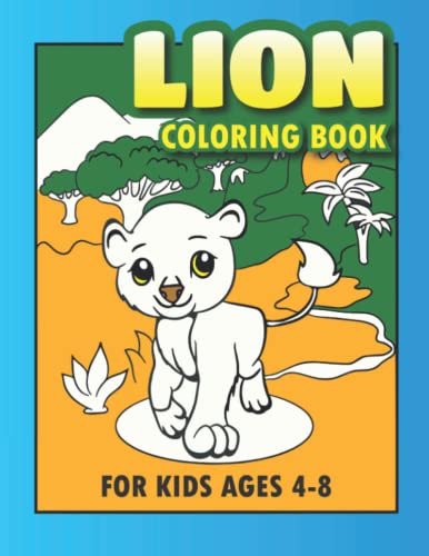 Lion Coloring Book For Kids Ages 4-8: Lion Coloring Book For Kids image 2