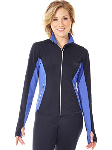 Mondor Model 24488 Polartec Skating Jacket with Sequin Applique Ice Skating Jacket Super Pink Size Adult Small