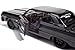All Star Toys 1964 Chevy Impala Black with Custom Deep Dish Wheels 1/24 Diecast Model Blacked Out Lowrider Motormax Exclusive 73259