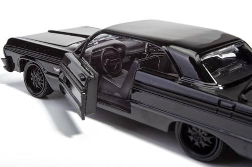Modelo 1964 Impala Black 1:24 Diecast Motormax miniatura 4