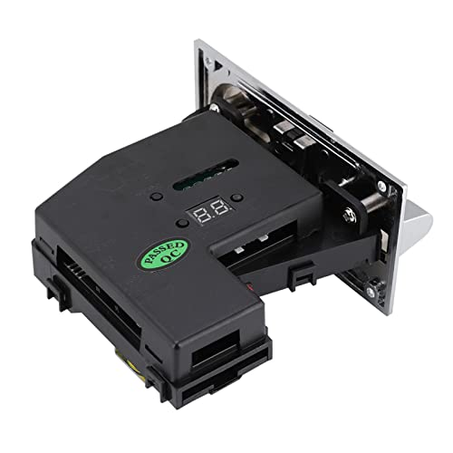 Risegun Coin Acceptor, Münzprüfer Münzautomat für Waschmaschine Spielautomat, Multi Münzeinwurf für Spielkonsolen, Verkaufsautomaten