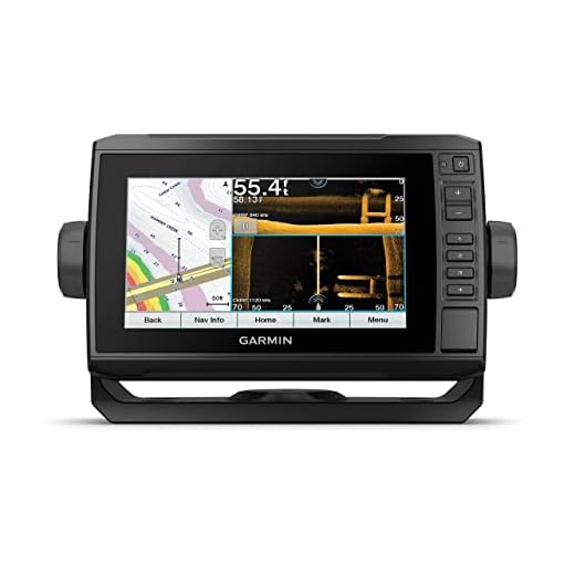 Garmin ECHOMAP UHD 73sv, 7" Keyed-Assist Touchscreen Chartplotter with U.S. LakeVü g3 (Renewed)